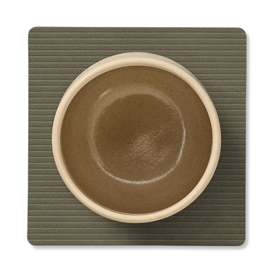 Corduroy 杯垫 square, Army 绿色 LIND DNA