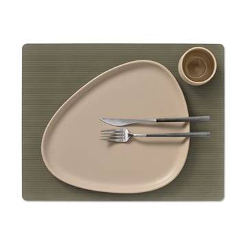 Corduroy 餐垫 square L - Army 绿色 - LIND DNA