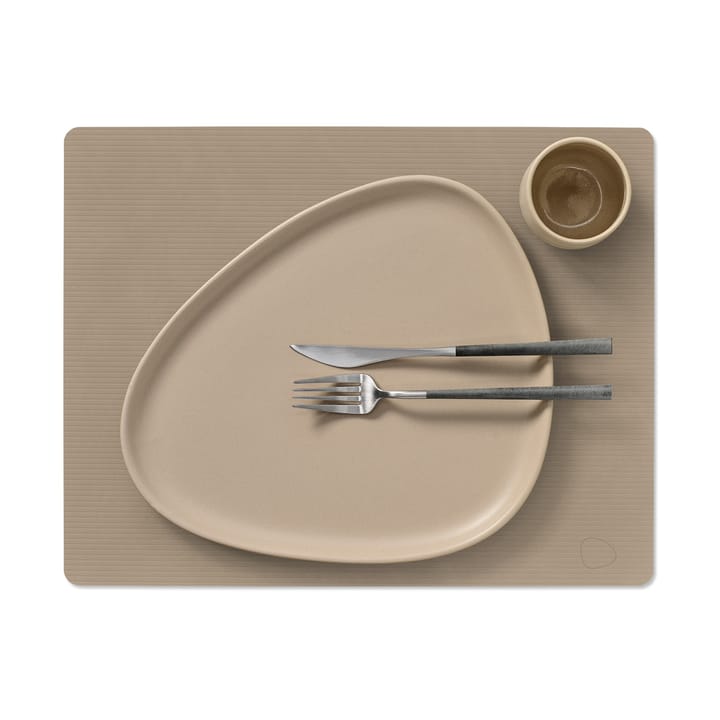 Corduroy 餐垫 square L, Clay 褐色 LIND DNA