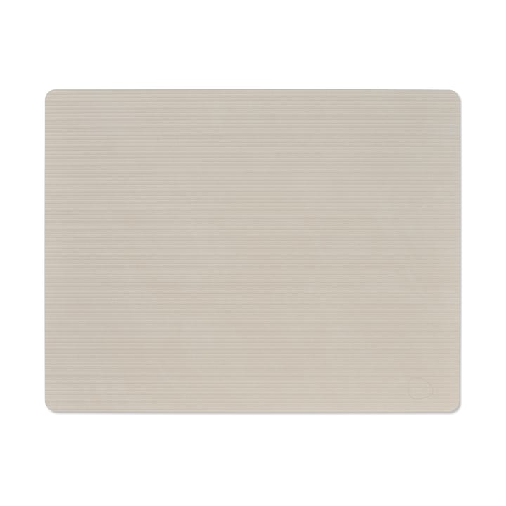 Corduroy 餐垫 square L - Oyster 白色 - LIND DNA
