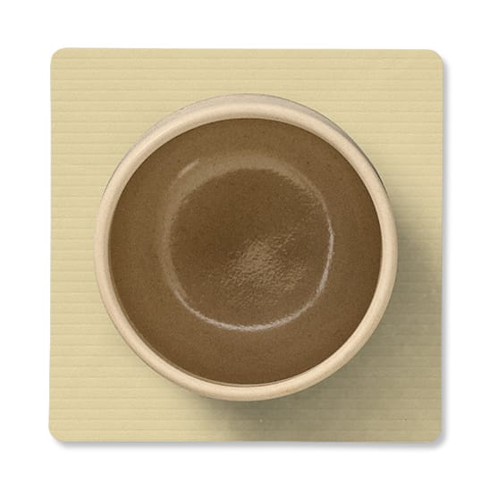 Corduroy 杯垫 square, Lemon Sorbet LIND DNA