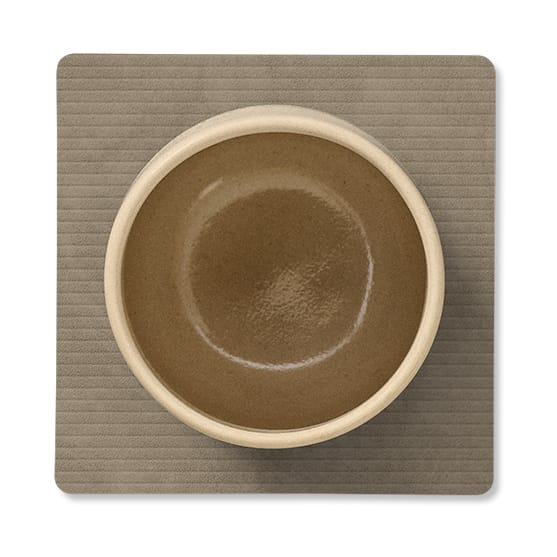 Corduroy 杯垫 square, Nomad 灰色 LIND DNA