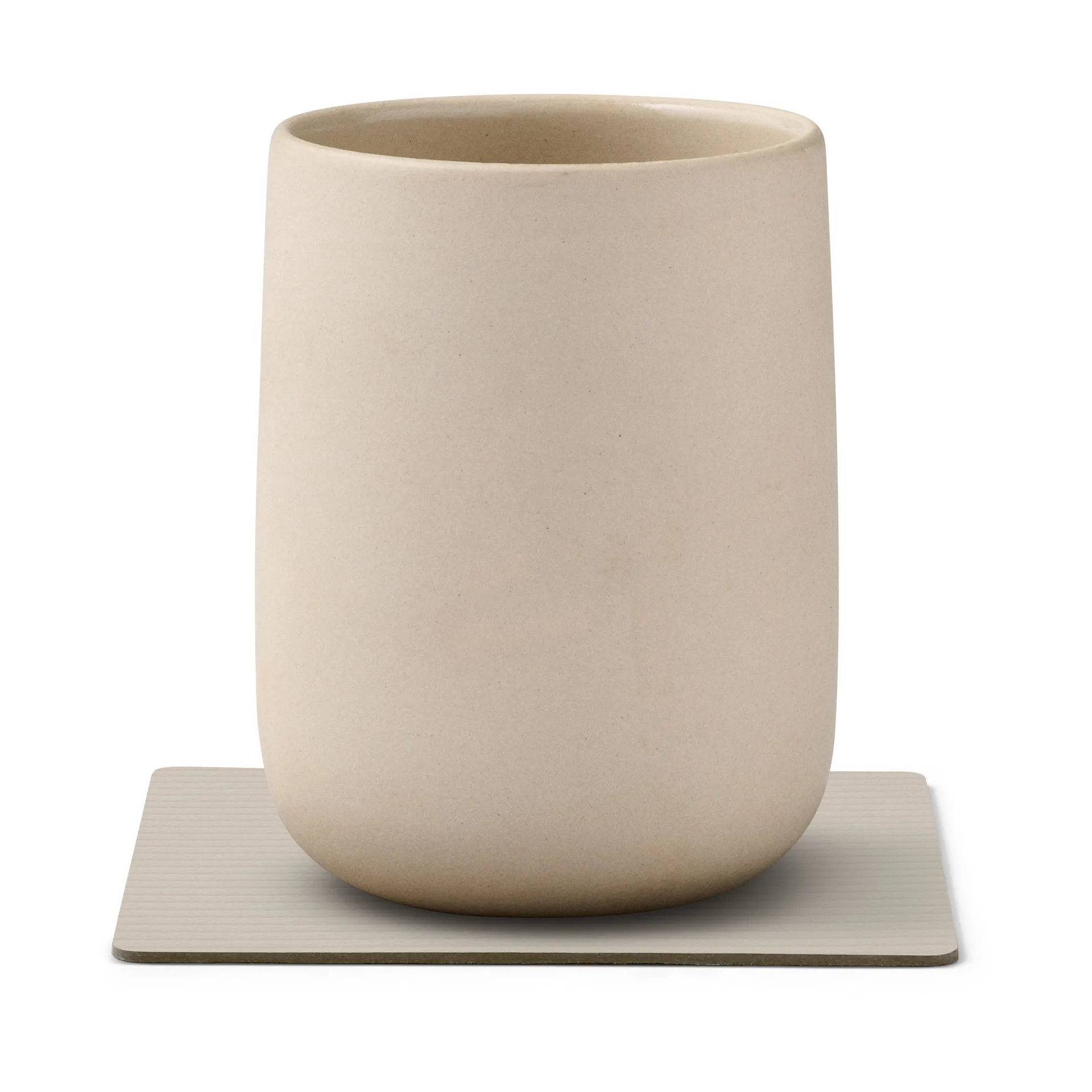 Corduroy 杯垫 square, Oyster 白色 LIND DNA