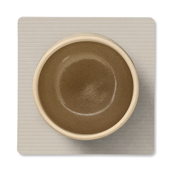 Corduroy 杯垫 square, Oyster 白色 LIND DNA