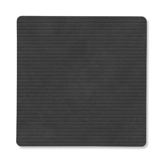 Corduroy 杯垫 square - 黑色 - LIND DNA