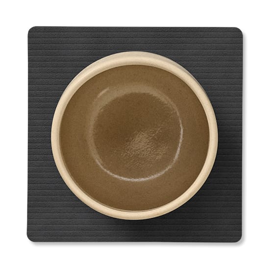 Corduroy 杯垫 square, 黑色 LIND DNA