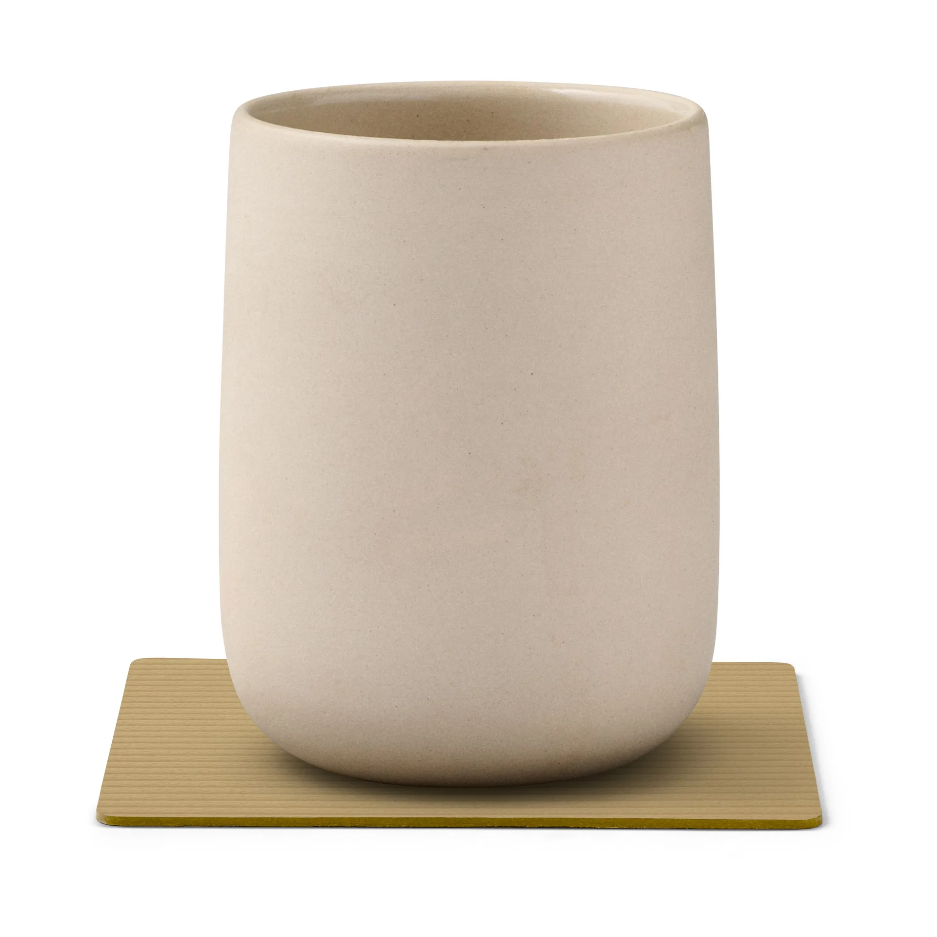 Corduroy 杯垫 square, 卡其色 LIND DNA