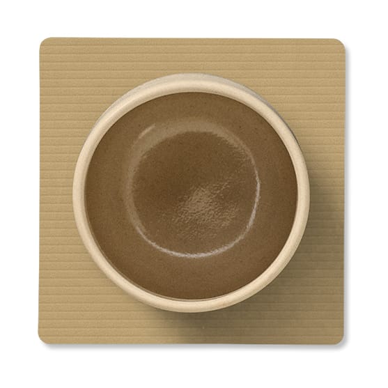 Corduroy 杯垫 square, 卡其色 LIND DNA