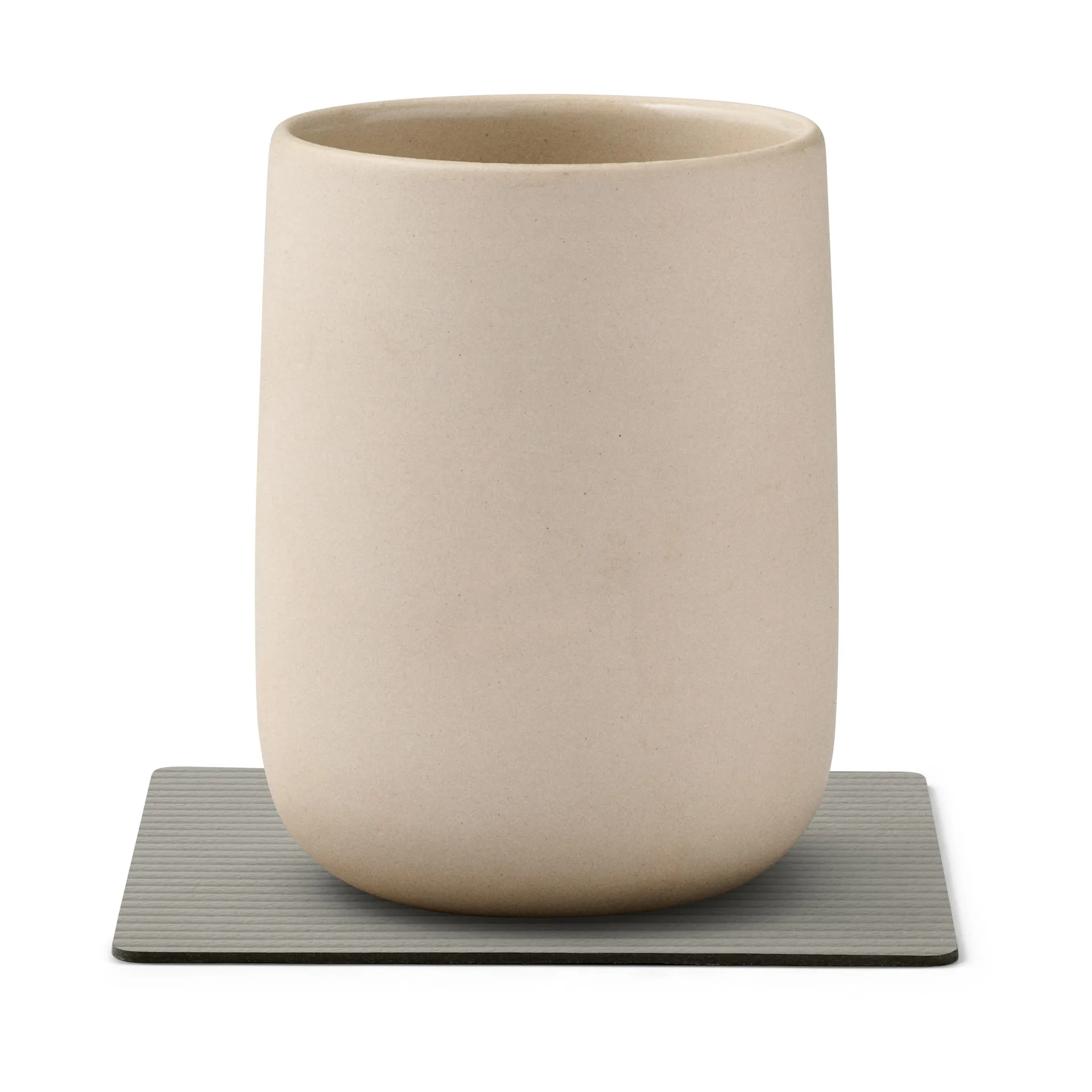 Corduroy 杯垫 square, 浅灰色 LIND DNA