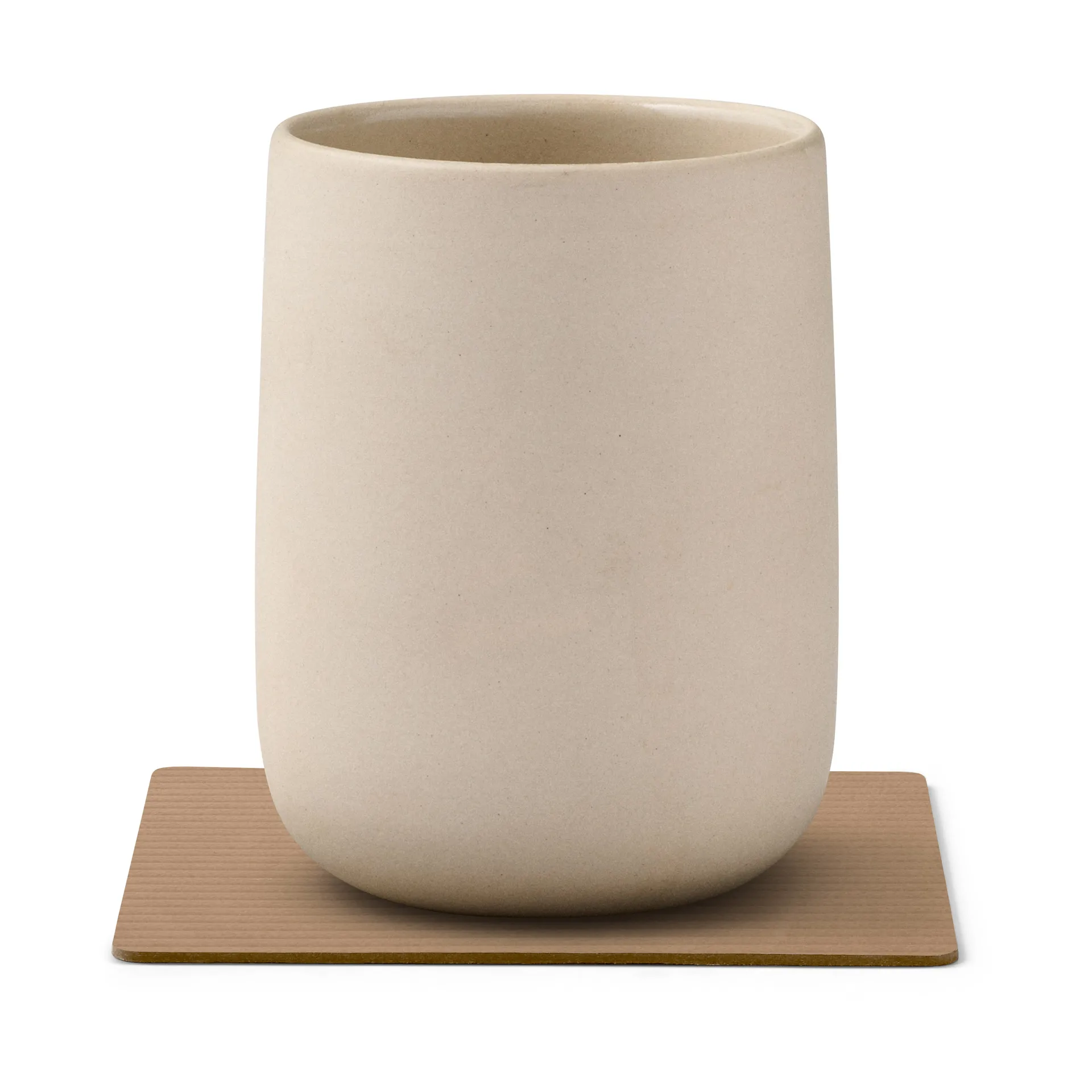 Corduroy 杯垫 square, 牛轧糖棕色 LIND DNA