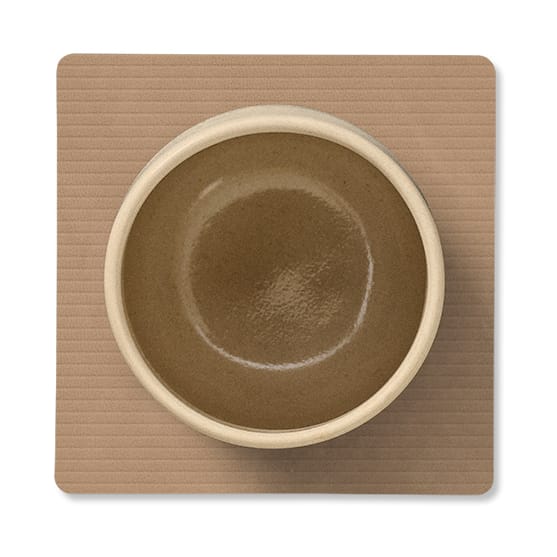 Corduroy 杯垫 square, 牛轧糖棕色 LIND DNA