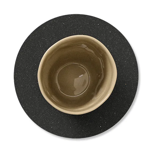 Core 圆形杯垫, Flecked anthracite LIND DNA