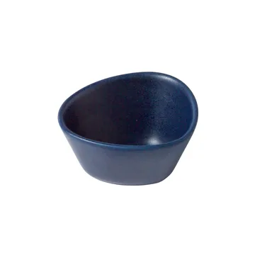 Curve Stoneware 碗 小号 10x11cm - 藏蓝色 - LIND DNA
