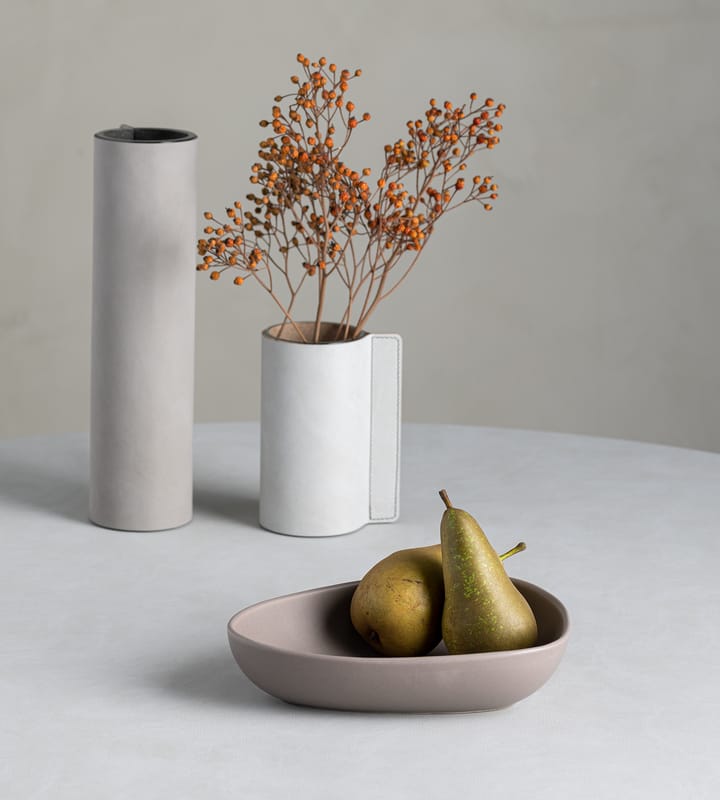 Curve Stoneware 深盘 19x22 cm, Warm 灰色 LIND DNA
