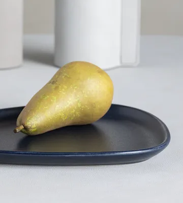 Curve Stoneware 小盘 19x22cm - 海军蓝 - LIND DNA
