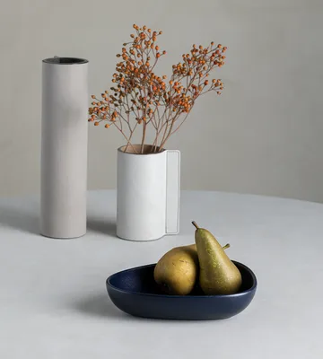 Curve Stoneware 深盘 19x22cm - 海军蓝 - LIND DNA