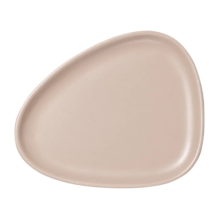 Curve Stoneware 小盘 19x22cm - 沙色 - LIND DNA