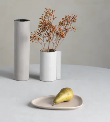 Curve Stoneware 小盘 19x22cm - 沙色 - LIND DNA