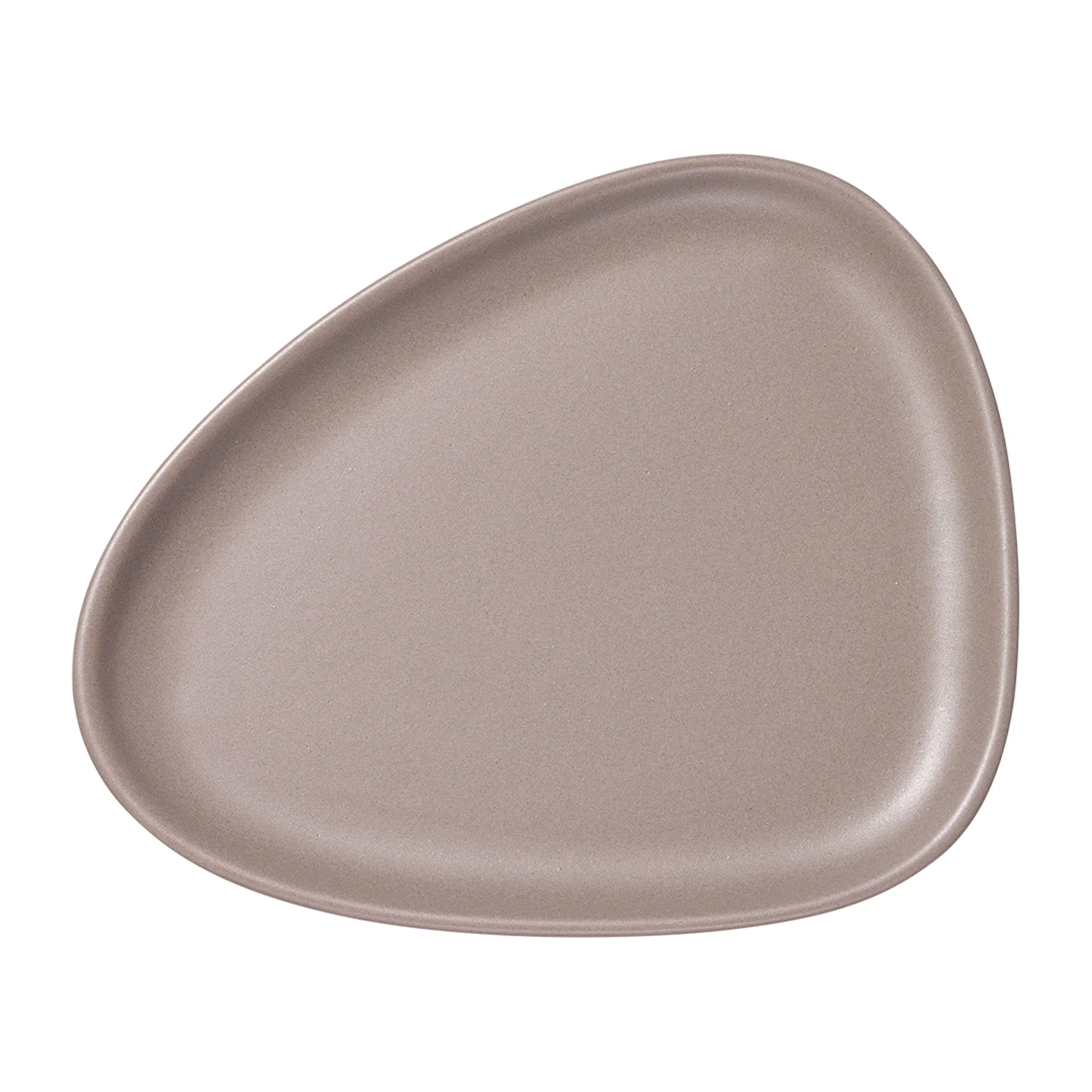 Curve Stoneware 小盘 19x22cm, 暖灰色 LIND DNA