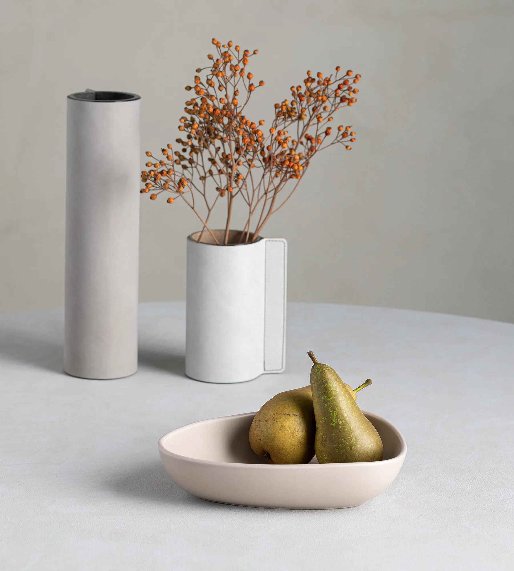 Curve Stoneware 深盘 19x22cm, 沙色 LIND DNA