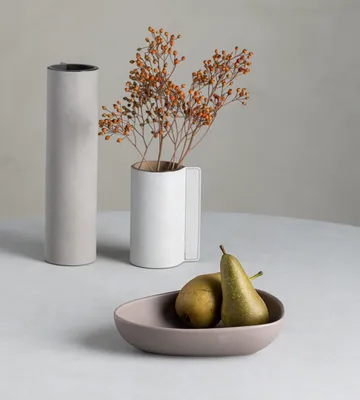 Curve Stoneware 深盘 19x22cm - 暖灰色 - LIND DNA