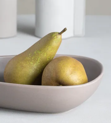 Curve Stoneware 深盘 19x22cm - 暖灰色 - LIND DNA