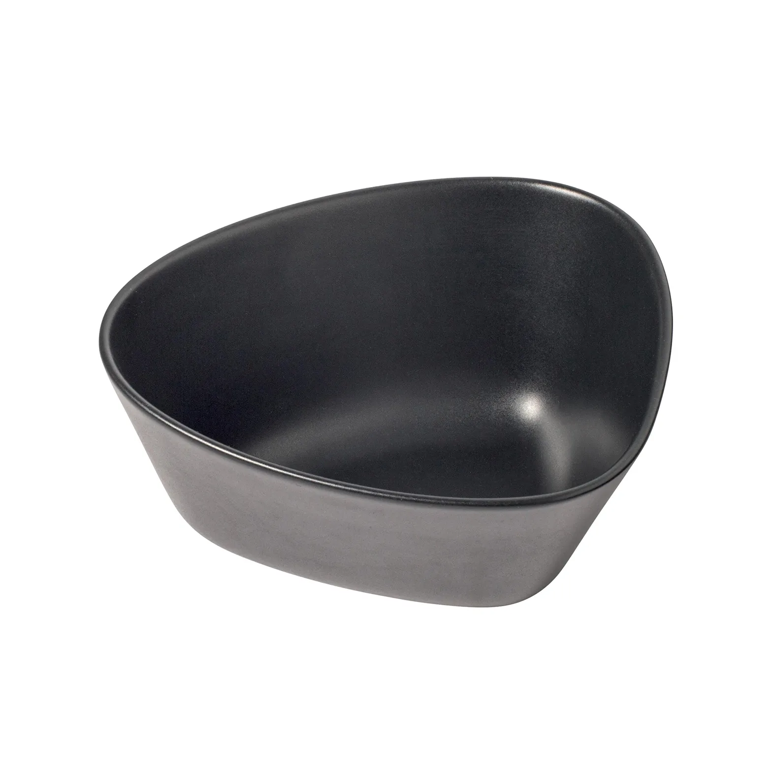 Curve Stoneware 碗 中号 20x22cm, 黑色 LIND DNA