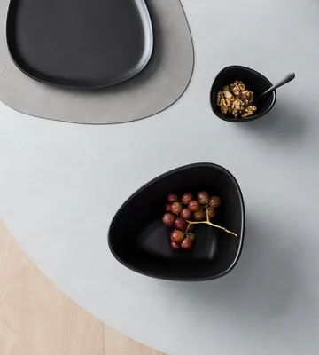 Curve Stoneware 碗 中号 20x22cm - 黑色 - LIND DNA