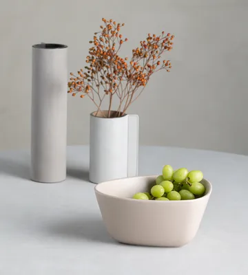 Curve Stoneware 碗 中号 20x22cm - 沙色 - LIND DNA