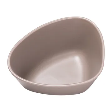Curve Stoneware 碗 中号 20x22cm - 暖灰色 - LIND DNA