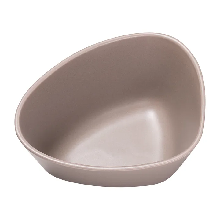 Curve Stoneware 碗 中号 20x22cm - 暖灰色 - LIND DNA
