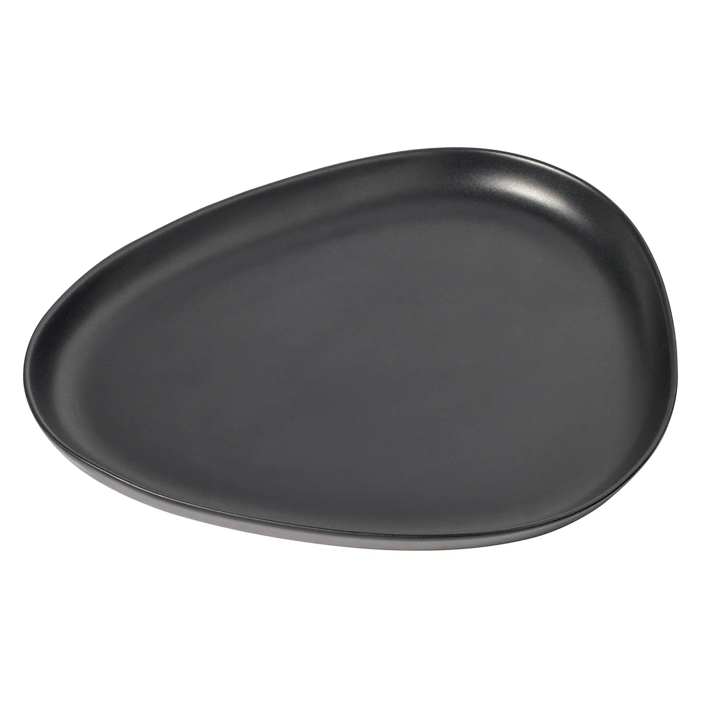 Curve Stoneware 大餐碟 30x35cm, 黑色 LIND DNA