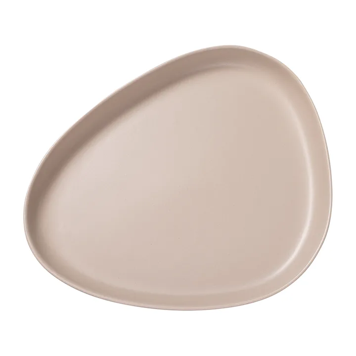Curve Stoneware 大餐碟 30x35cm - 沙色 - LIND DNA