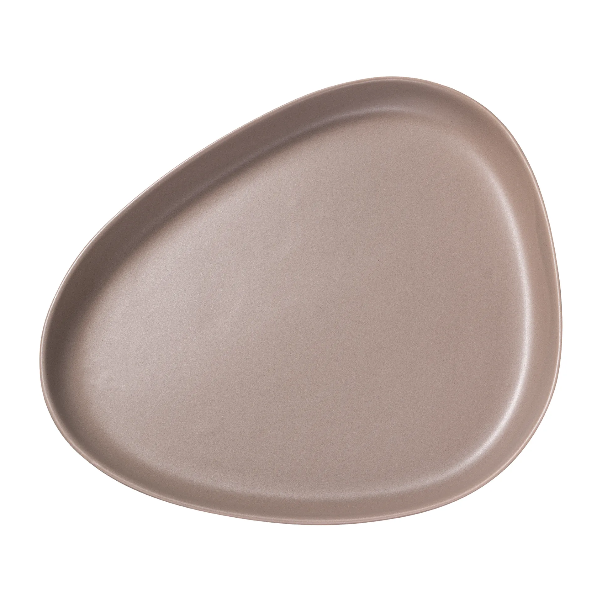 Curve Stoneware 大餐碟 30x35cm, 暖灰色 LIND DNA