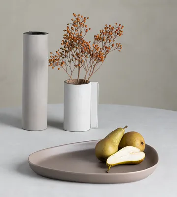 Curve Stoneware 大餐碟 30x35cm - 暖灰色 - LIND DNA