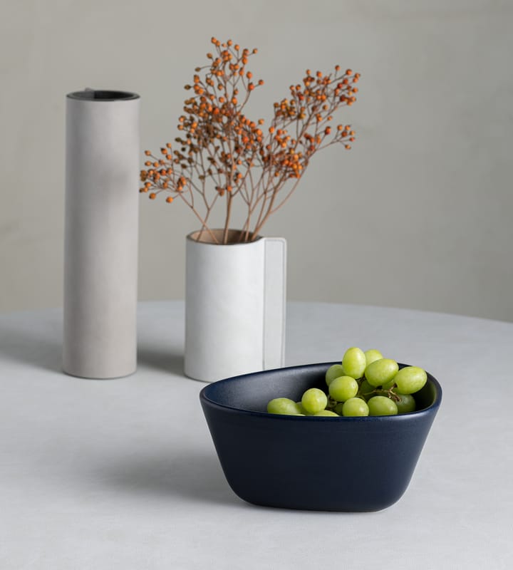 Curve Stoneware 碗  M 20x22 cm, navy 蓝色 LIND DNA