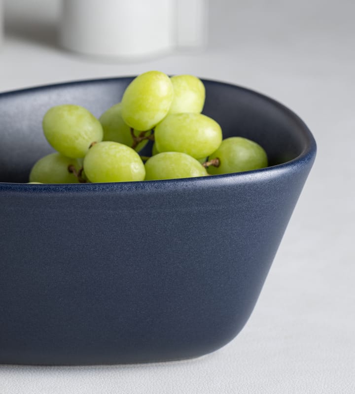 Curve Stoneware 碗  M 20x22 cm, navy 蓝色 LIND DNA