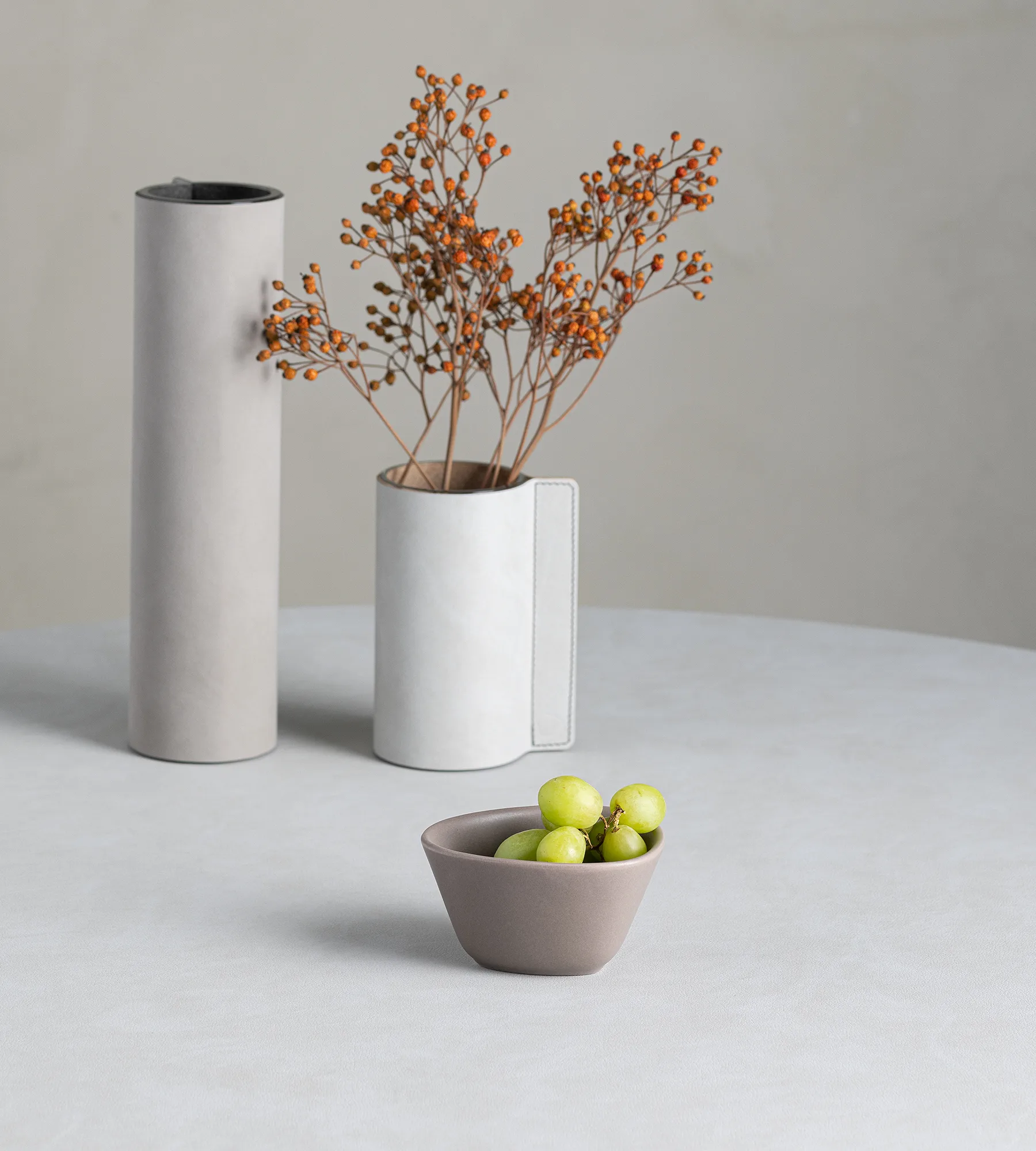 Curve Stoneware 碗  S 10x11 cm, Warm 灰色 LIND DNA