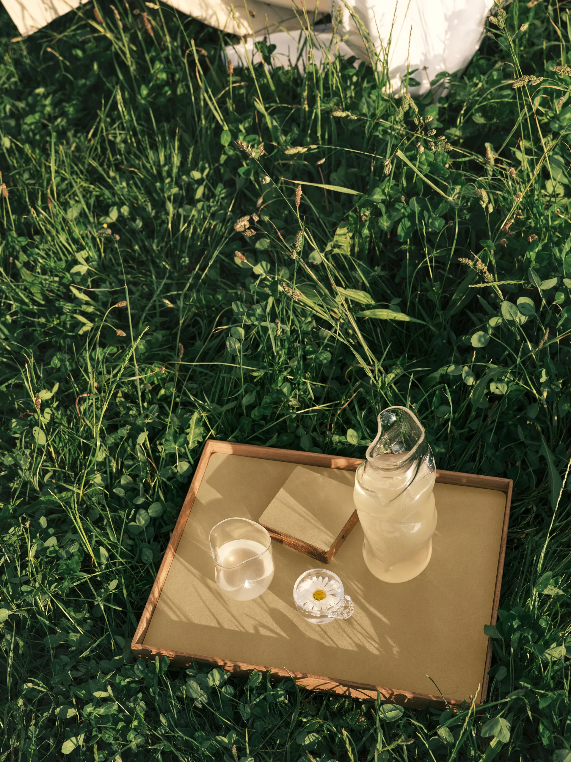 Even teak 托盘 square L, Nupo lemon sorbet LIND DNA