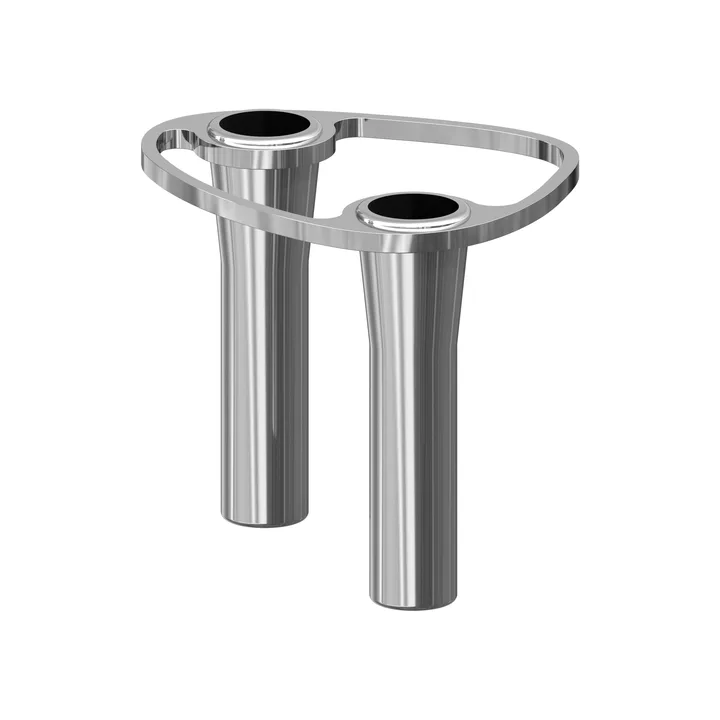 Lind Curve 可组合镀铬烛台 - 双头款 - LIND DNA