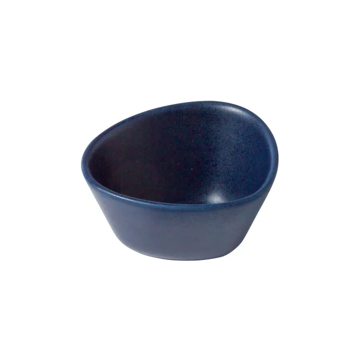 LIND DNA 10×11cm哑光陶瓷曲线小碗 - navy 蓝色 - LIND DNA
