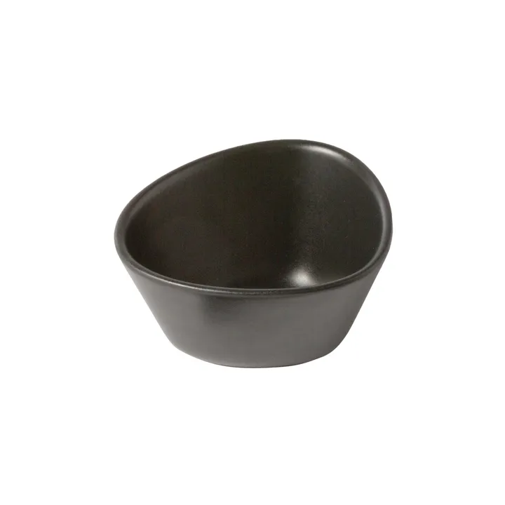 LIND DNA 10×11cm哑光陶瓷曲线小碗 - 黑色 - LIND DNA