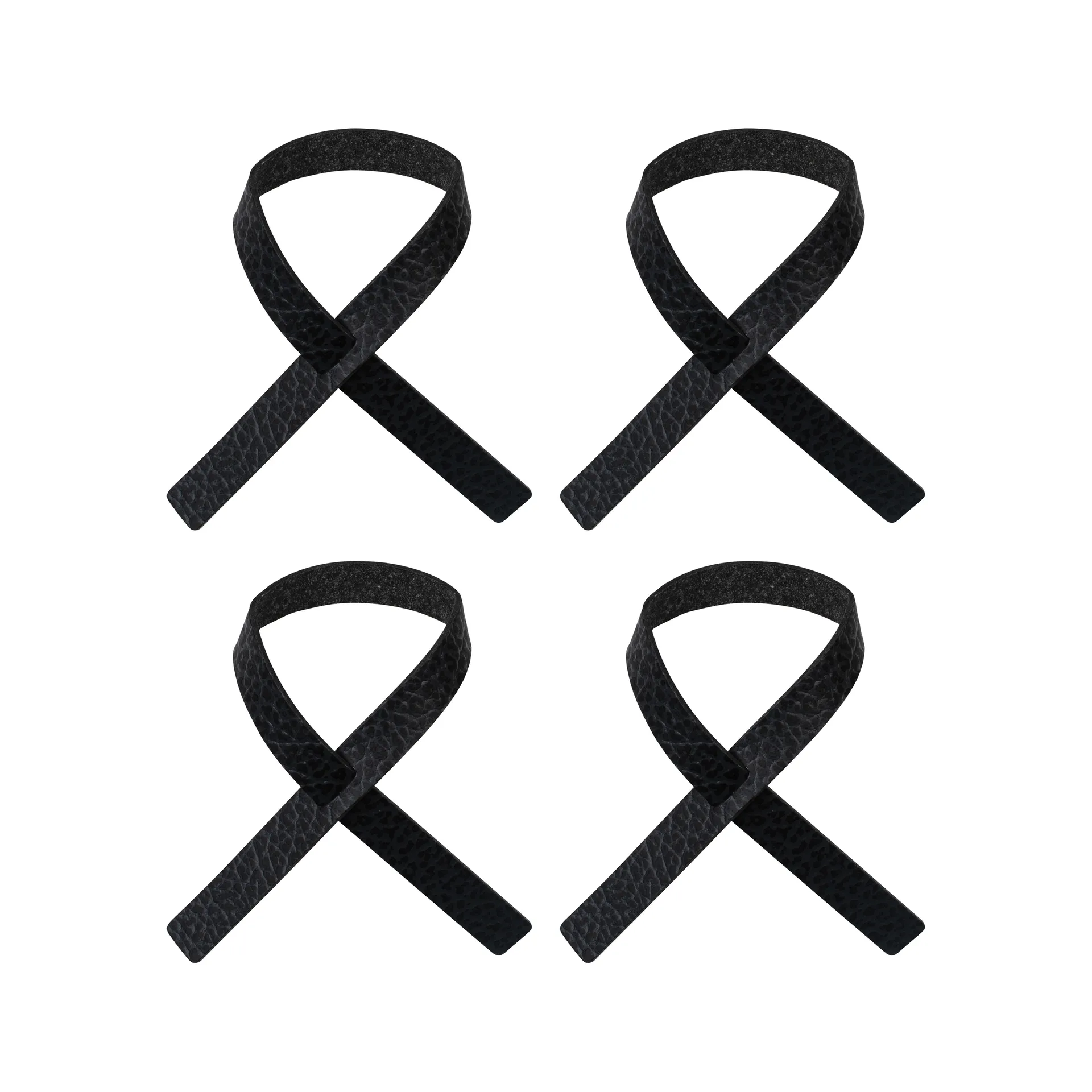Loop餐巾环四件套, 黑炭色 LIND DNA