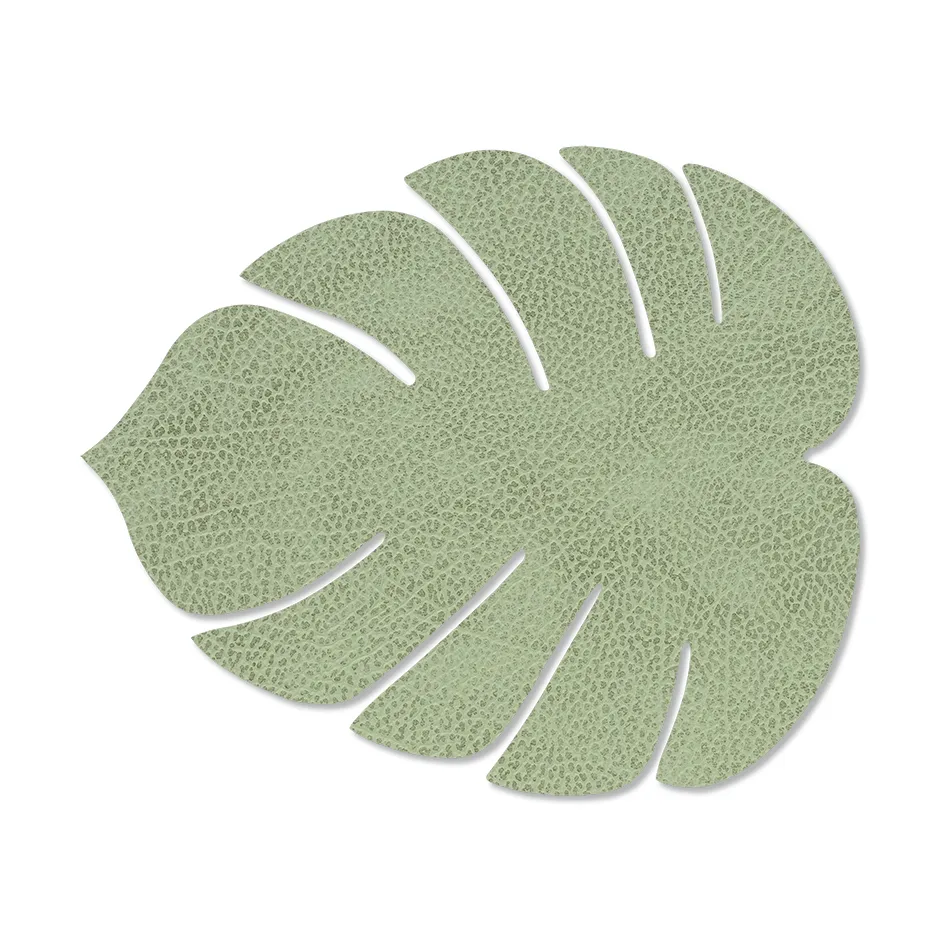 Monstera Leaf Hippo餐垫 S, 橄榄绿色 LIND DNA