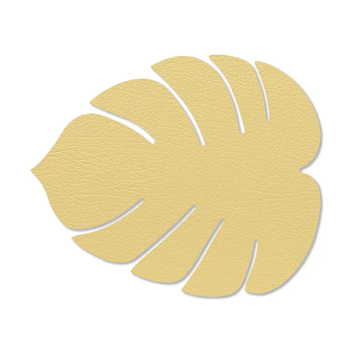 Monstera Leaf Hippo餐垫 S - 金色 - LIND DNA