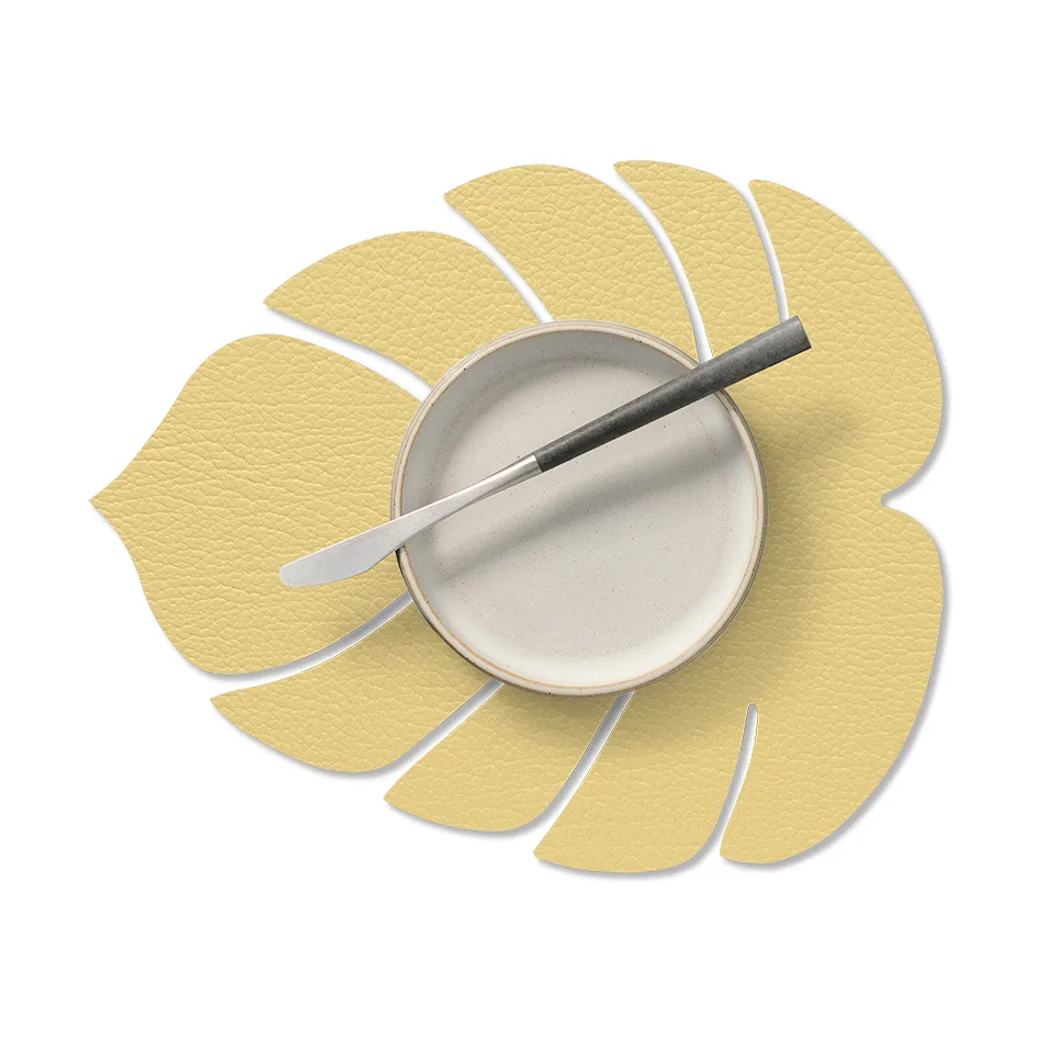 Monstera Leaf Hippo餐垫 S, 金色 LIND DNA