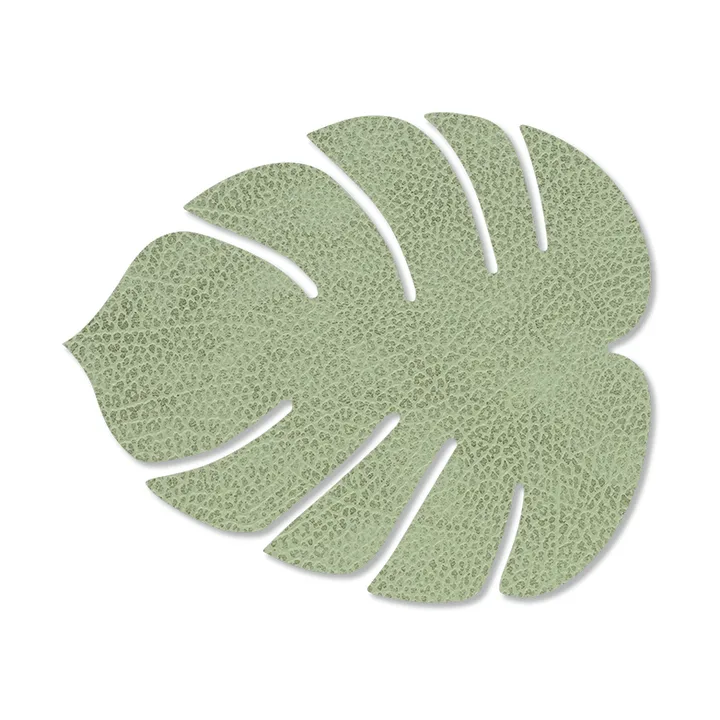 Monstera Leaf Hippo杯垫 - 橄榄绿 - LIND DNA