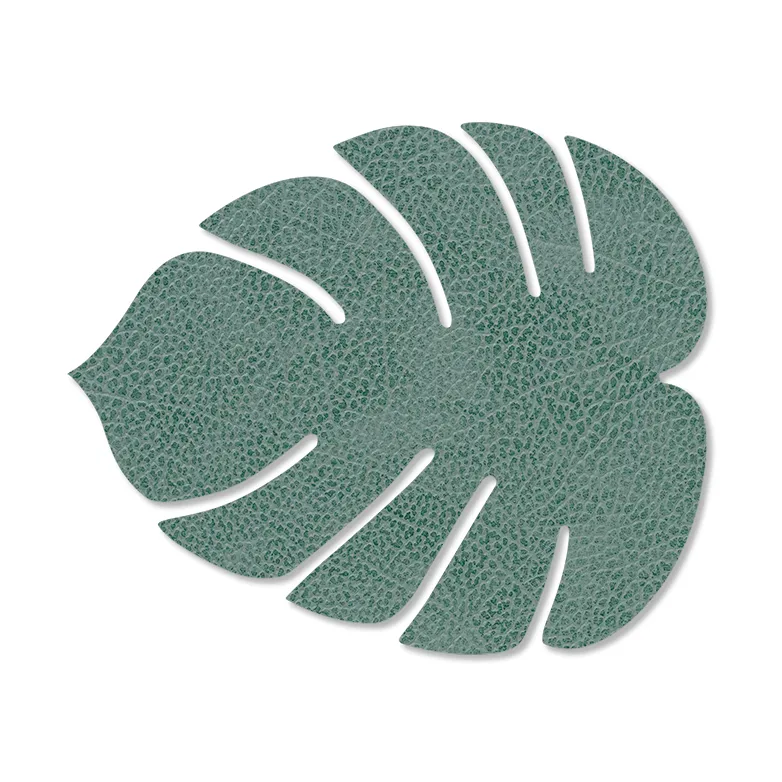 Monstera Leaf Hippo杯垫, 淡绿色 LIND DNA