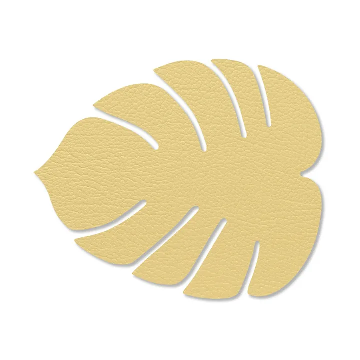 Monstera Leaf Hippo杯垫 - 金色 - LIND DNA