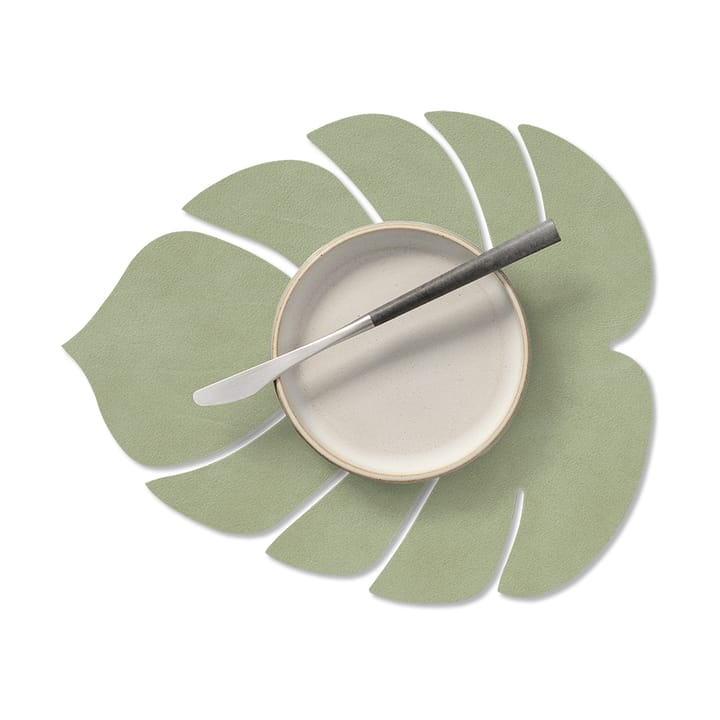 Monstera Leaf Nupo 餐垫  S, Olive 绿色 LIND DNA
